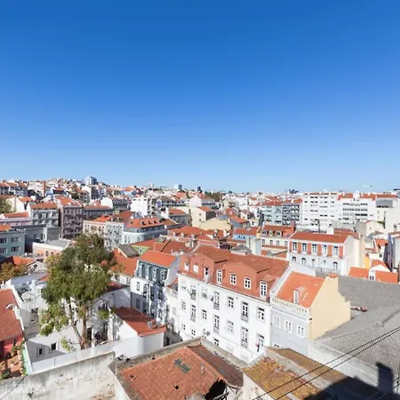 Central & Superb City Views Daire Lisboa